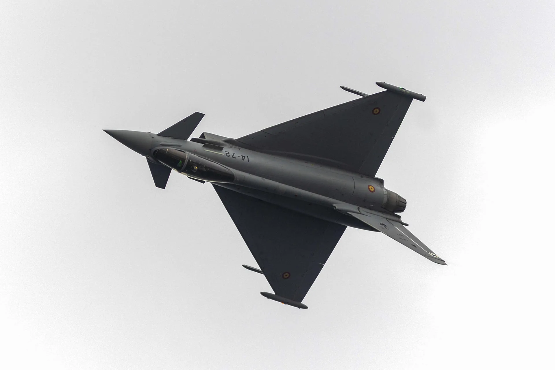 Un avión Eurofighter. EFE/Daniel Pérez