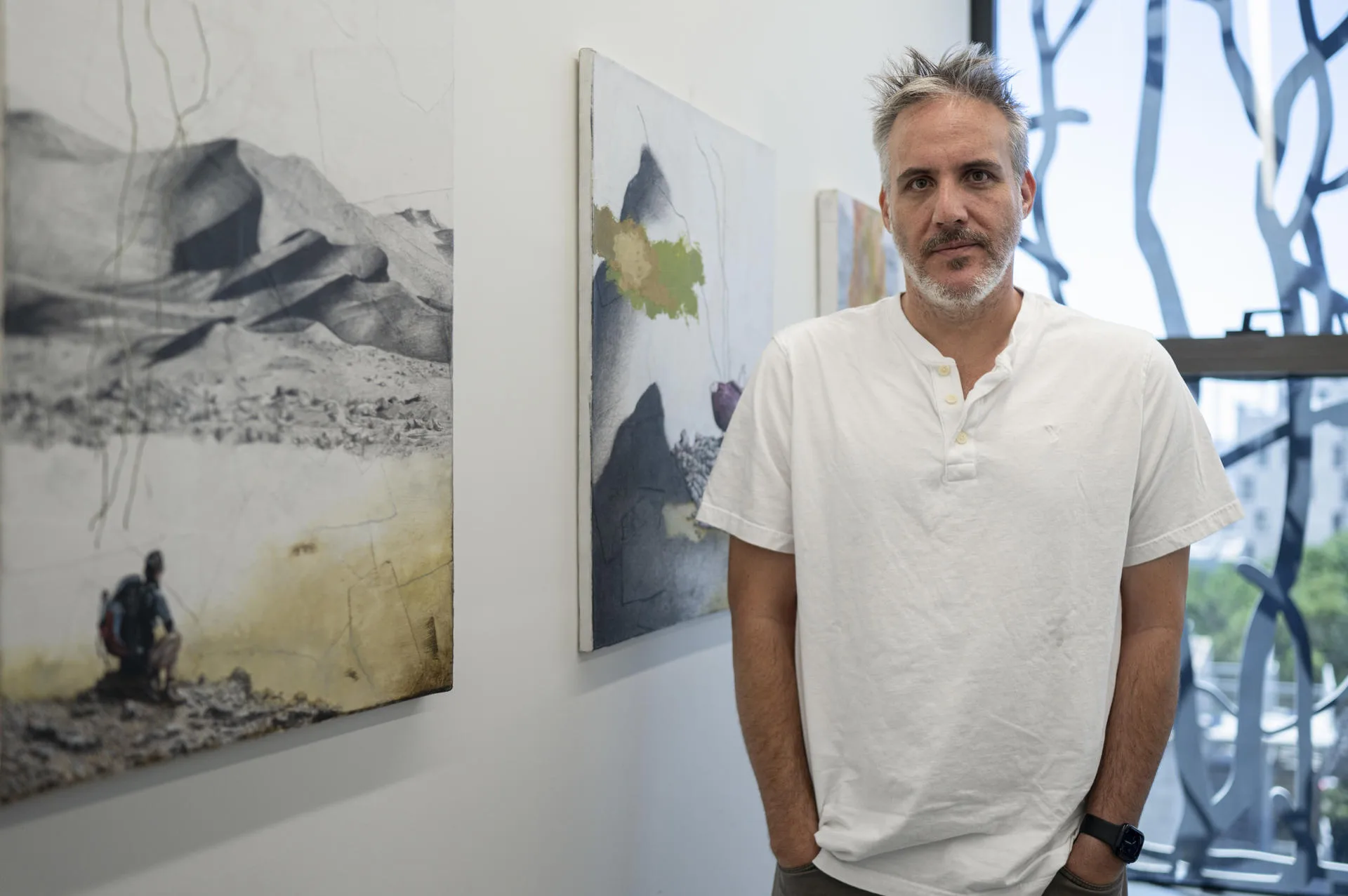 Jonathan Kadmon is a reservist and professor of neuroscience at the Hebrew University of Jerusalem. Sep. 17, 2025. EFE/Magda Gibelli