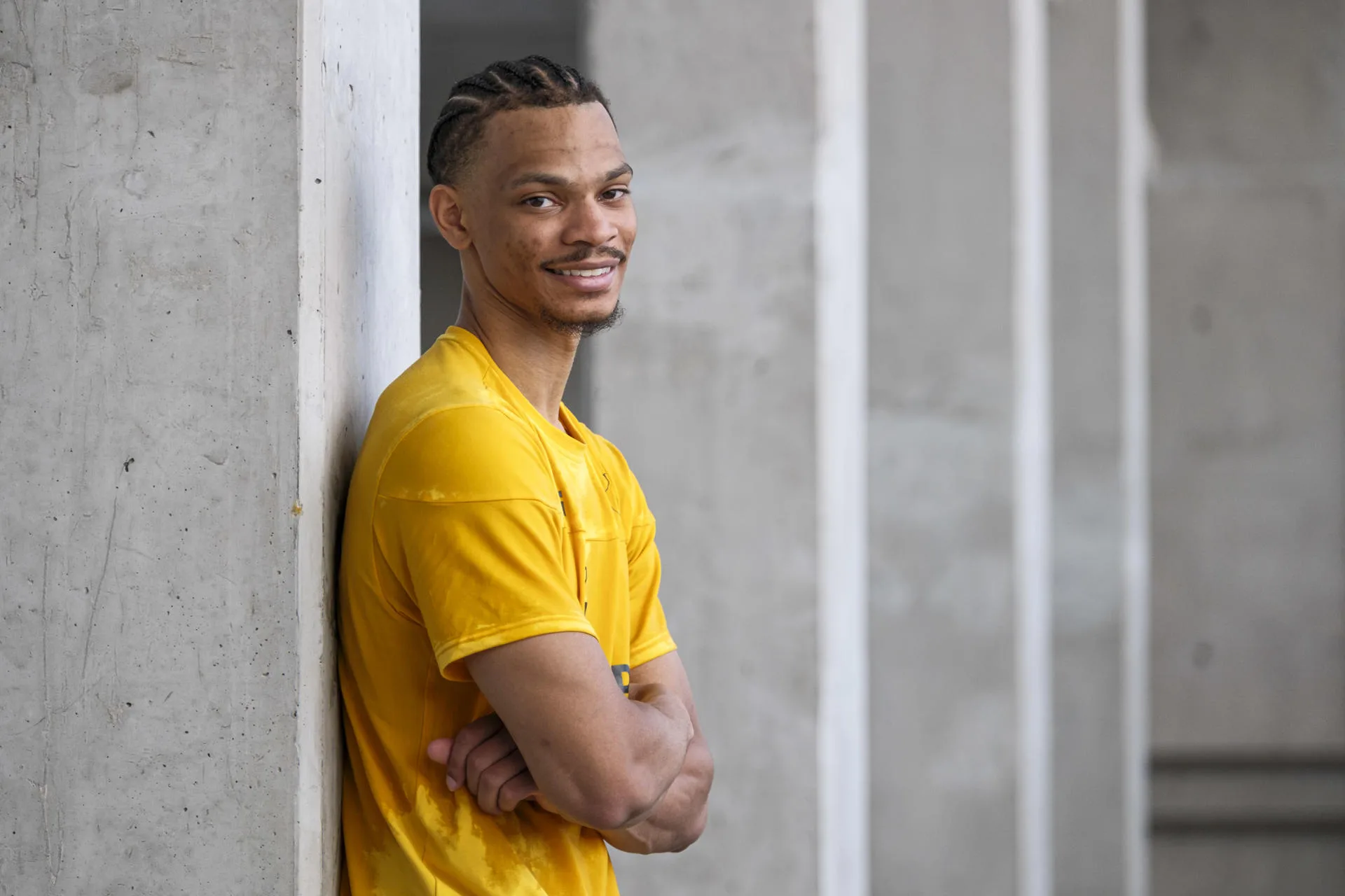 El base estadounidense Isaiah Wong, al término de un entrenamiento. EFE/Ángel Medina G.