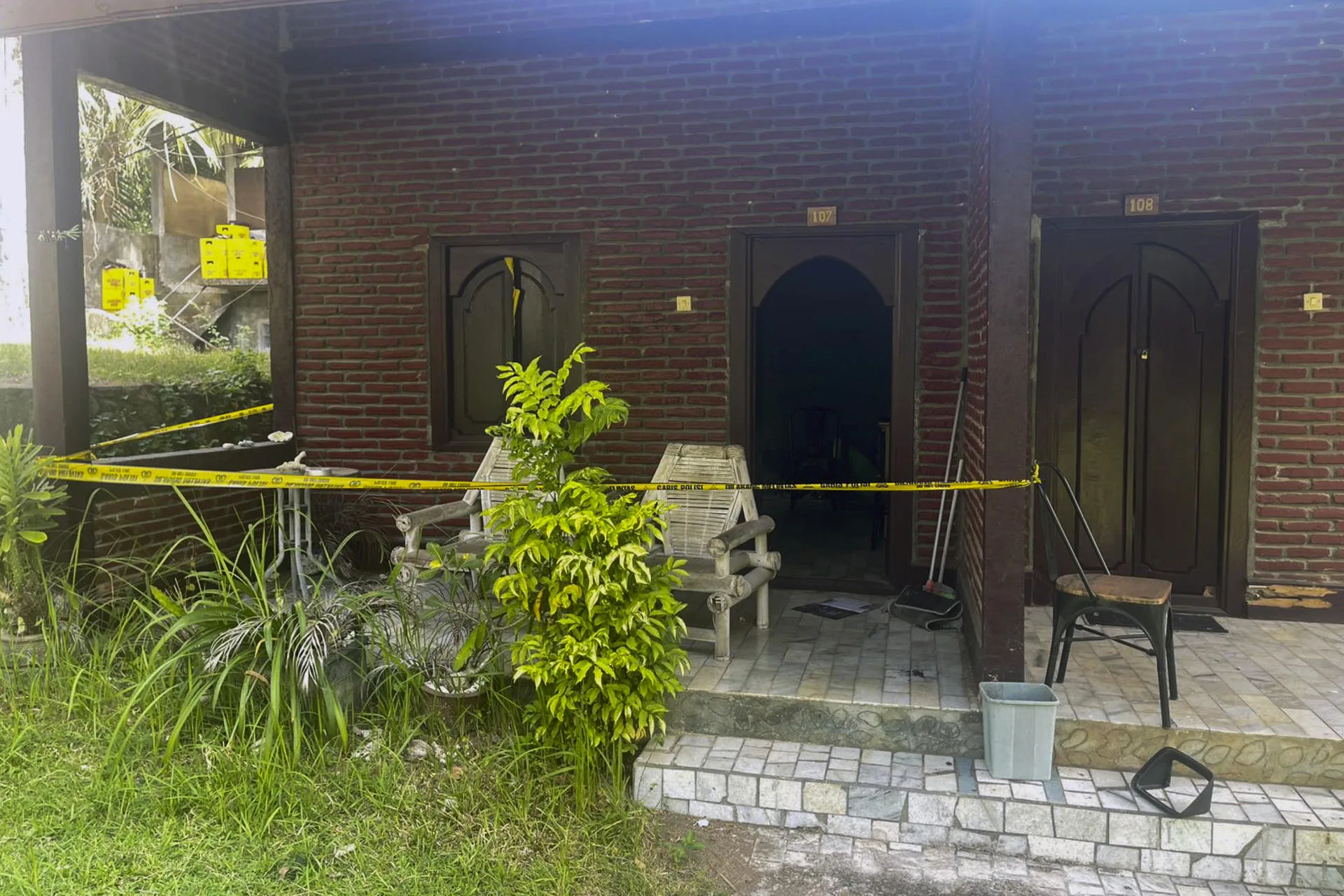 Imagen tomada el 1 de septiembre de 2025 que muestra la habitación del hotel Bumi Aditya, en Senggigi, Lombok, Indonesia, donde se alojaba la española Matilde Muñoz. EFE/Paloma Almoguera