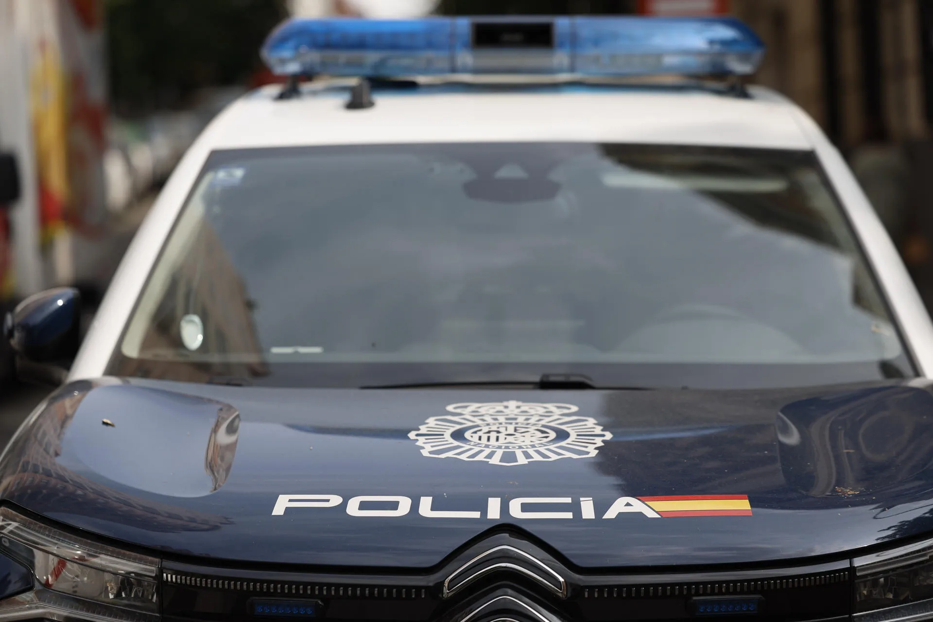 Un coche de la Policía Nacional. EFE/Mariscal/Archivo