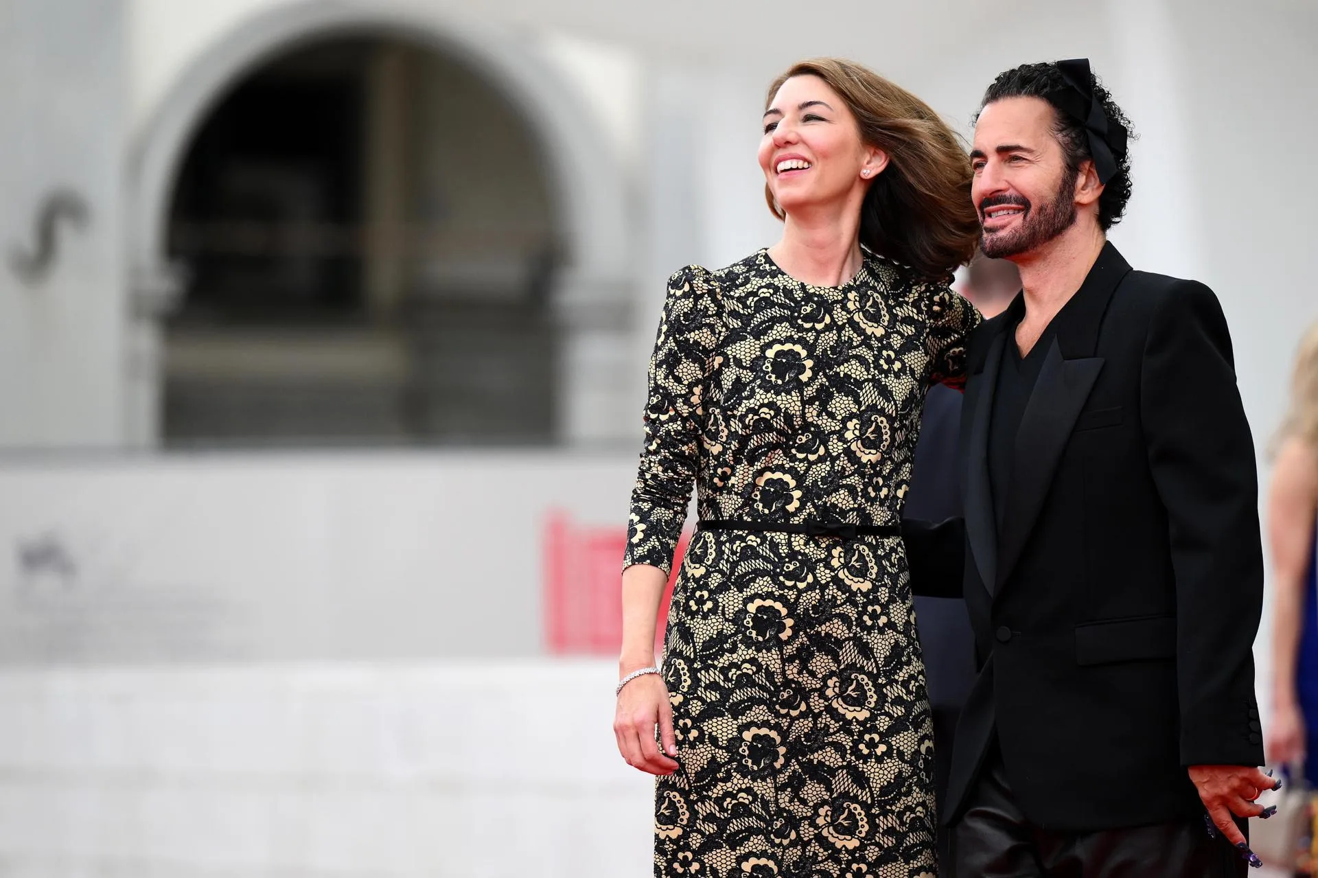 US filmmaker Sofia Coppola (L) and US fashion designer Marc Jacobs arrive for the premiere of 'Marc by Sofia' during the 82nd annual Venice International Film Festival, in Venice, Italy, Sep. 2, 2025. EFE/EPA/ETTORE FERRARI
