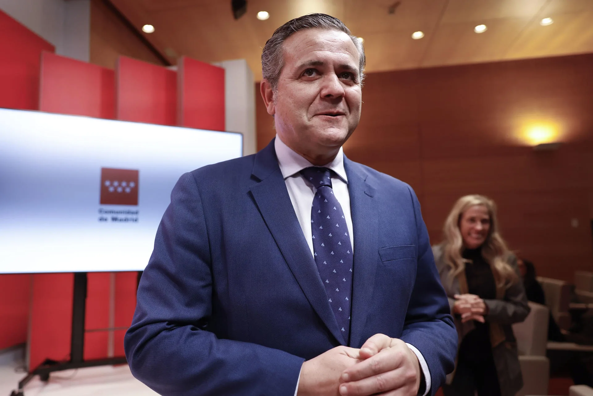 El consejero de Vivienda, Transportes e Infraestructuras de la comunidad de Madrid, Jorge Rodrigo Domínguez. EFE/ Mariscal