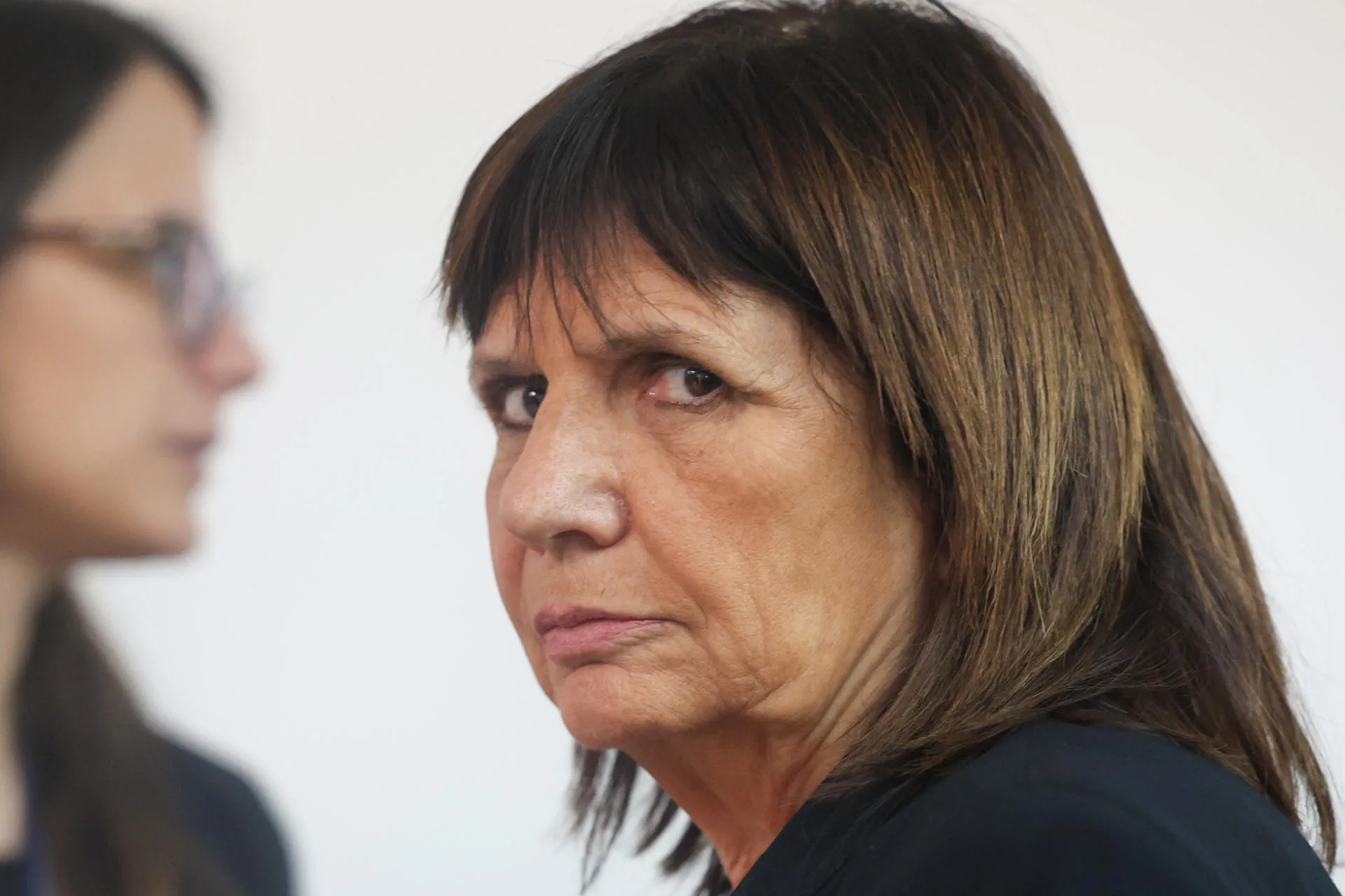 (FILE) - Photograph of Argentine Minister of Security Patricia Bullrich in Buenos Aires (Argentina). Oct. 25, 2024. EFE/Juan Ignacio Roncoroni