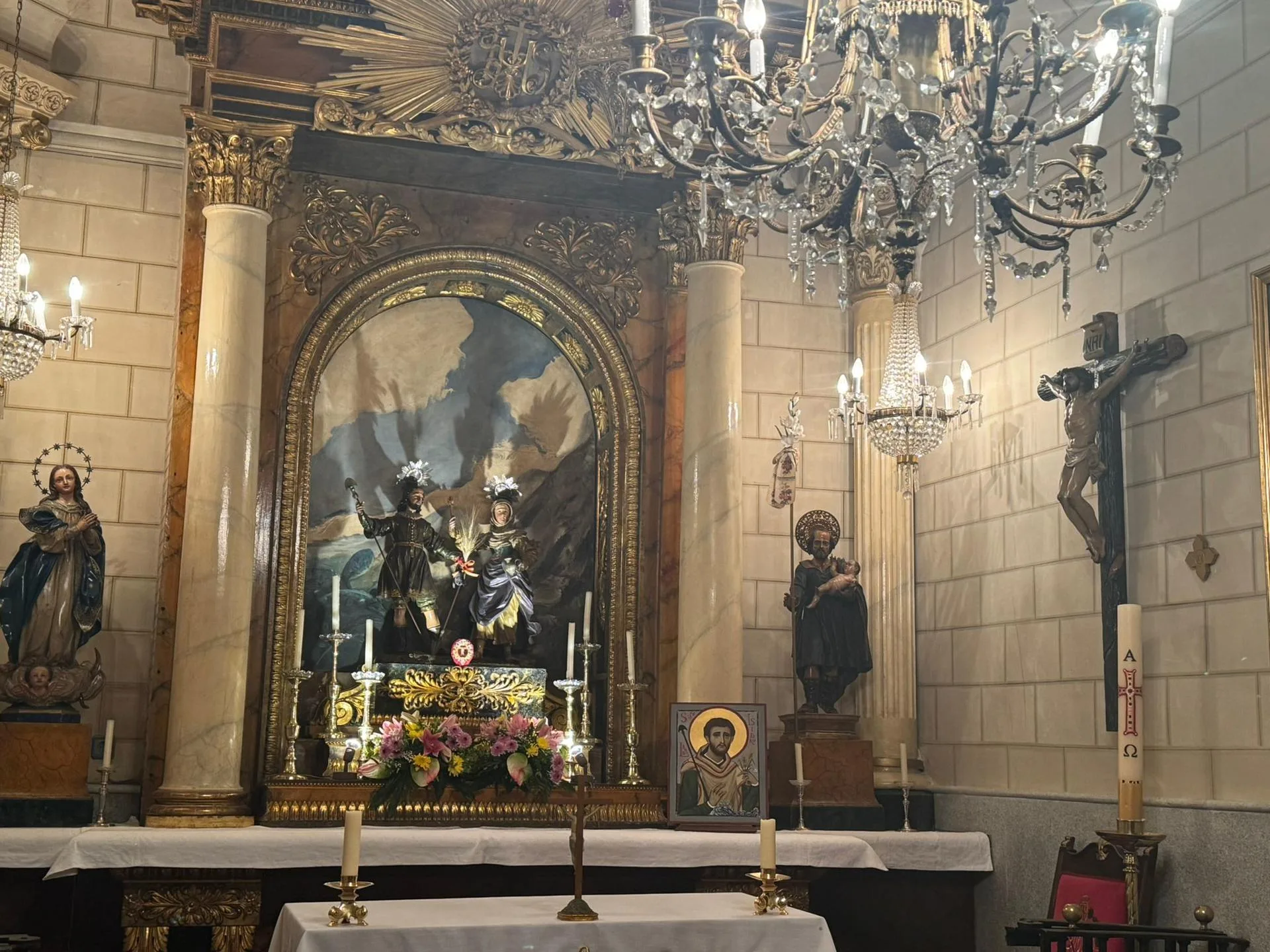 En la planta baja del número 3 de la calle Pretil de Santisteban se encuentra un lugar histórico que para la mayoría de los madrileños es desconocido, la Capilla de la Cuadra de San Isidro. EFE/Pilar Martín