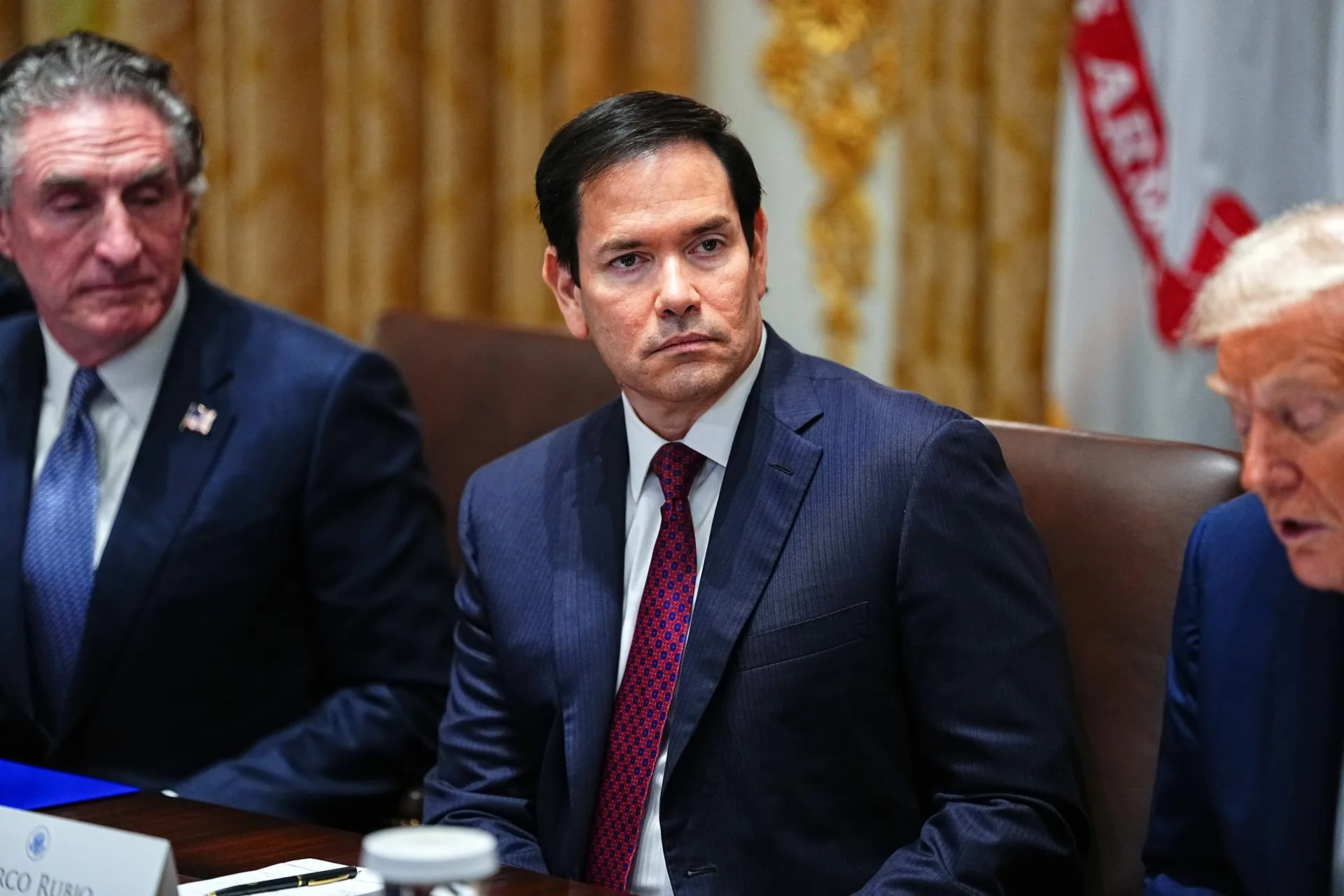 (FILE) - United States Secretary of State Marco Rubio in the Cabinet Room of the White House in Washington, DC, USA, Aug. 26, 2025. EFE/EPA/AARON SCHWARTZ / POOL