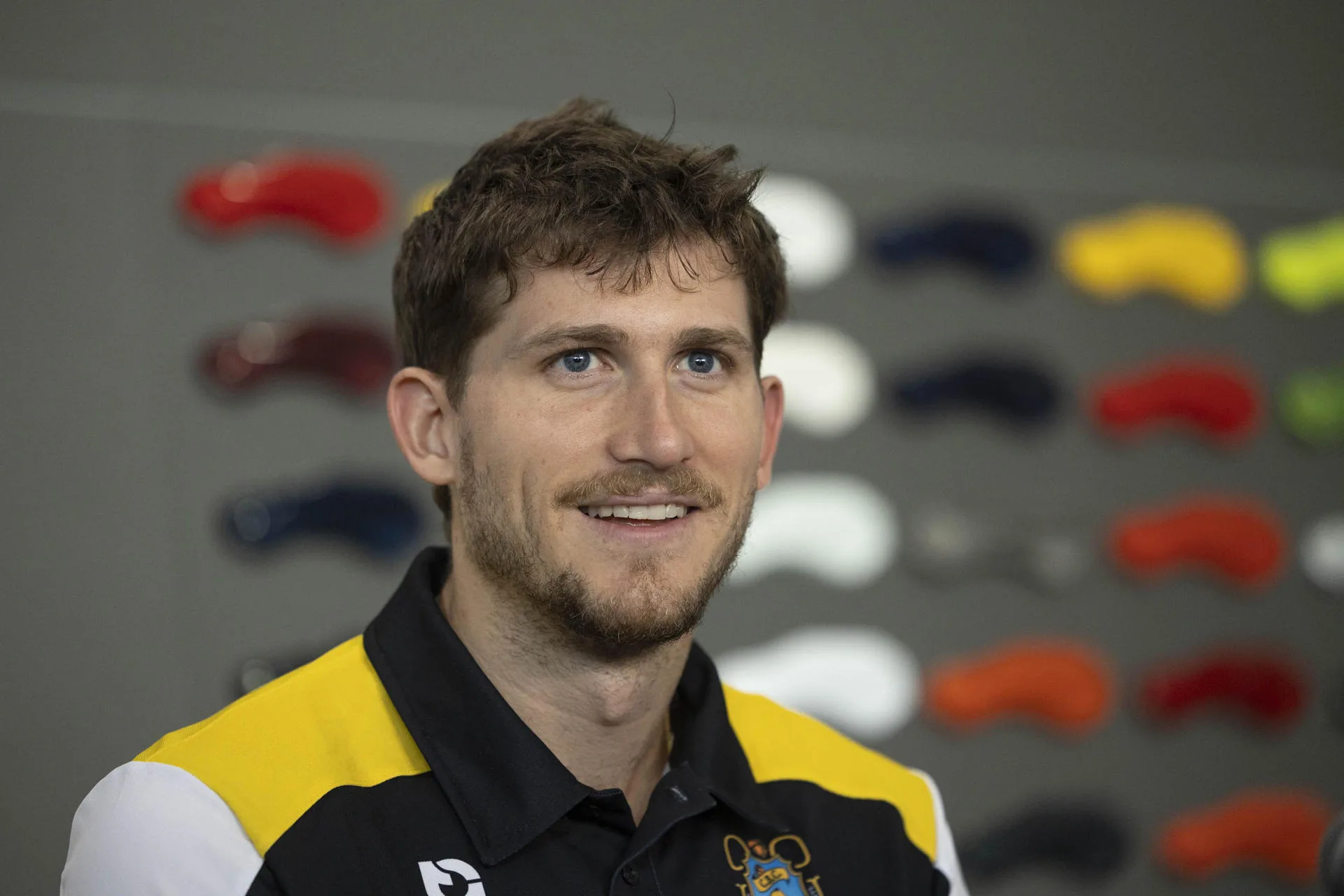 La Laguna Tenerife ha presentado este lunes al alero Héctor Alderete como nuevo jugador del equipo. EFE/Miguel Barreto