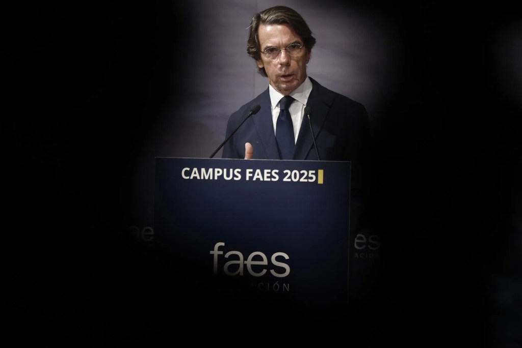 El presidente de la Fundación FAES, José María Aznar.