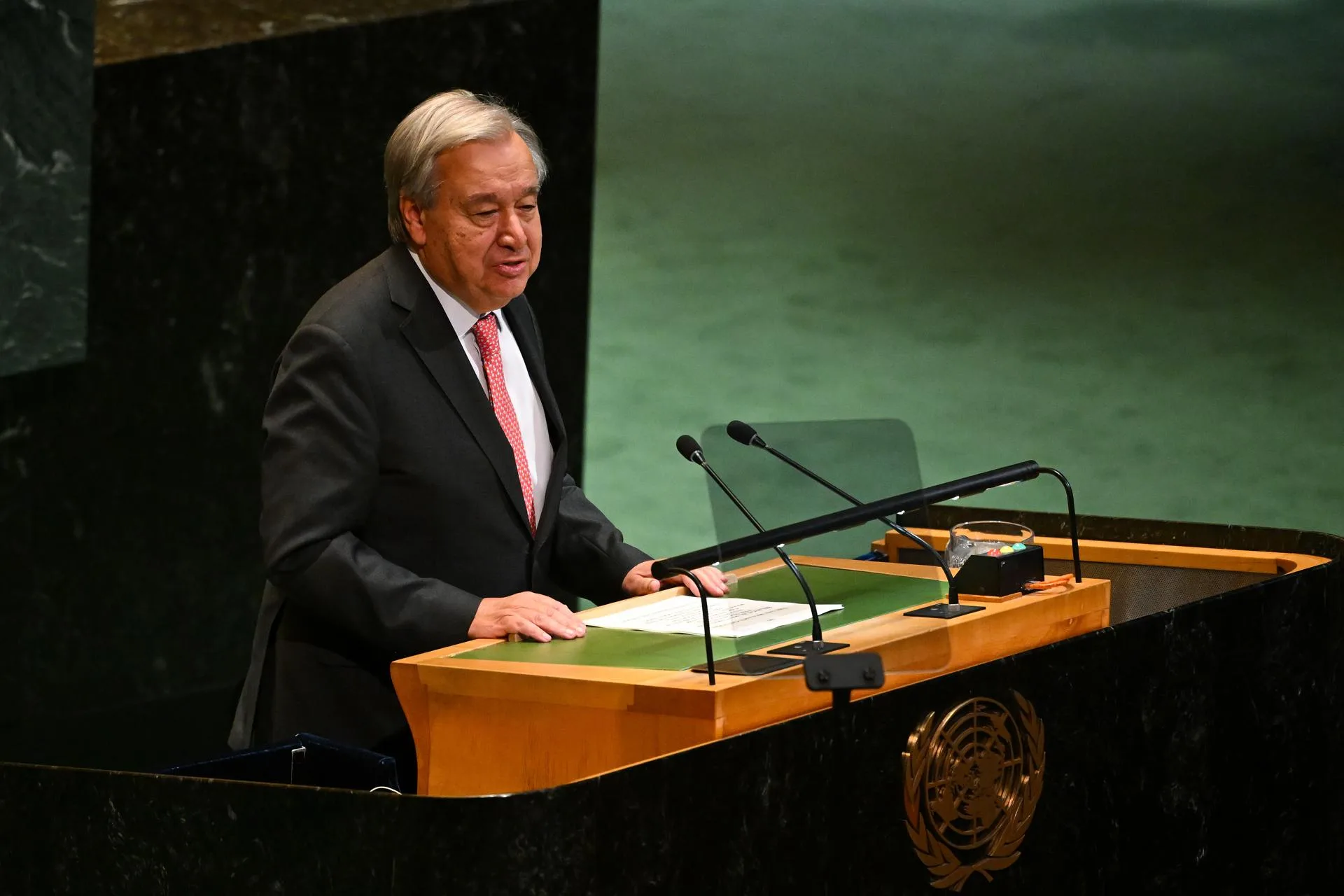 El Secretario General de las Naciones Unidas, Antonio Guterres. EFE/LUKAS COCH(Nueva York) EFE/EPA/LUKAS COCH