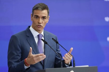 El presidente del Gobierno, Pedro Sánchez.