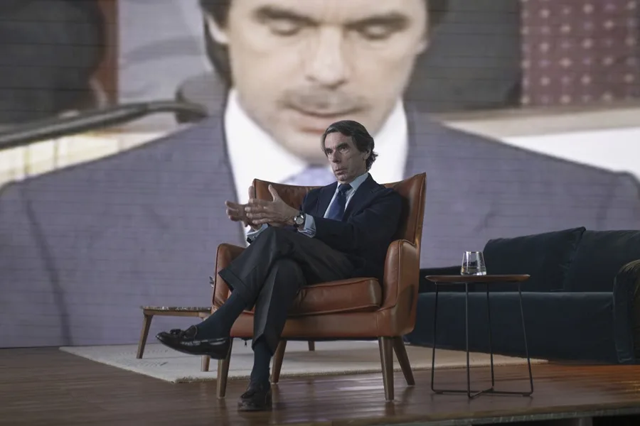 El expresidente del Gobierno José María Aznar en una imagen de la docuserie "La última llamada"