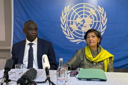 La presidenta de la Comisión de Derechos Humanos de la ONU en Sudán del Sur, Yasmin Sooka