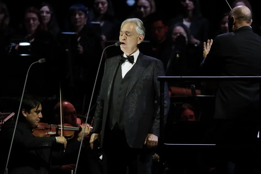 El tenor italiano Andrea Bocelli
