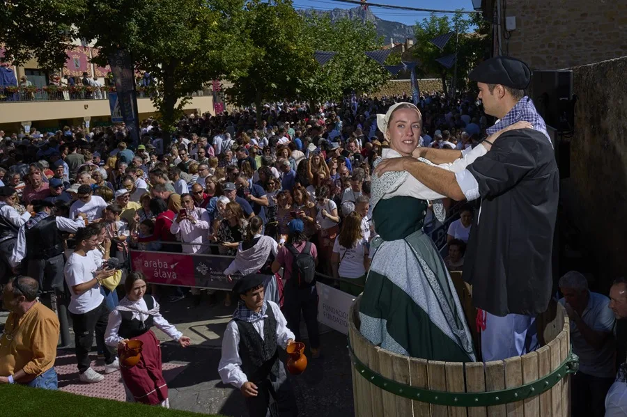 Leza acoge una Fiesta de la Vendimia marcada por los aranceles