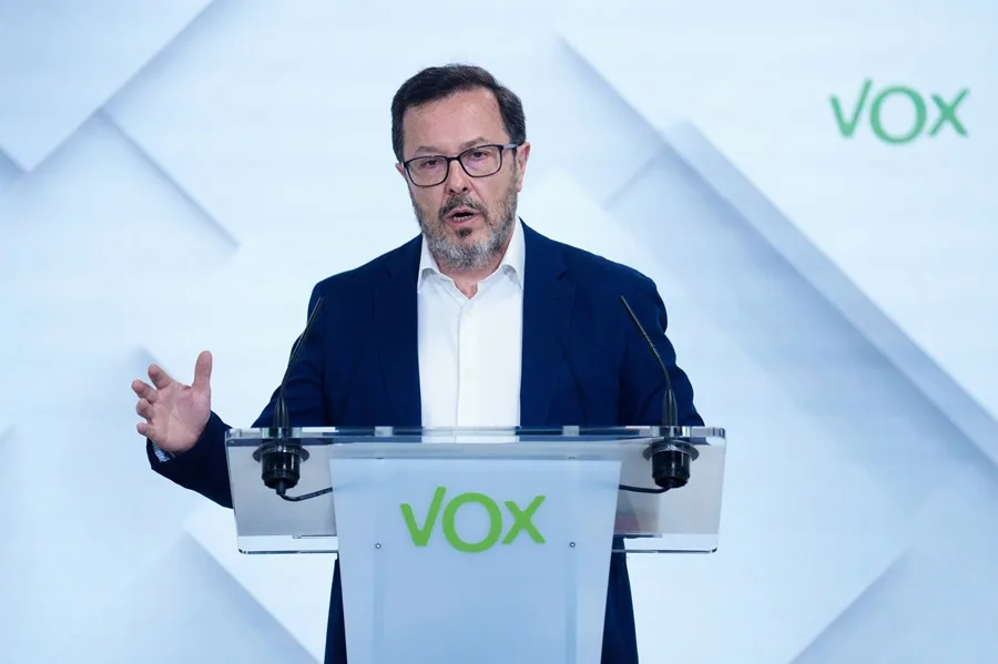 El portavoz nacional de Vox, José Antonio Fúster.