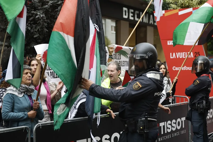 Audiencia Nacional protestas Vuelta Israel