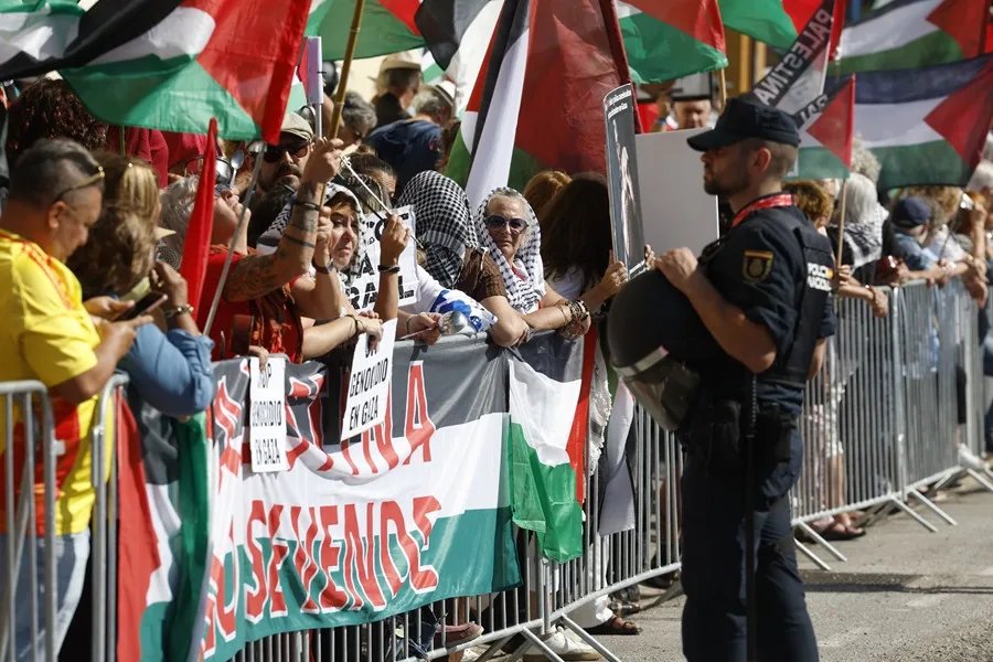 Vuelta ciclismo Israel protestas