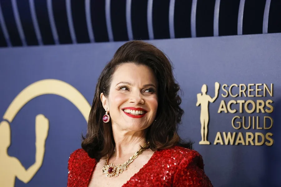 La actriz y comediante estadounidense y presidenta de SAG-AFTRA, Fran Drescher, asiste a la 30.ª edición de los Premios del Sindicato de Actores en Los Ángeles, California. EFE/EPA/CAROLINE BREHMAN