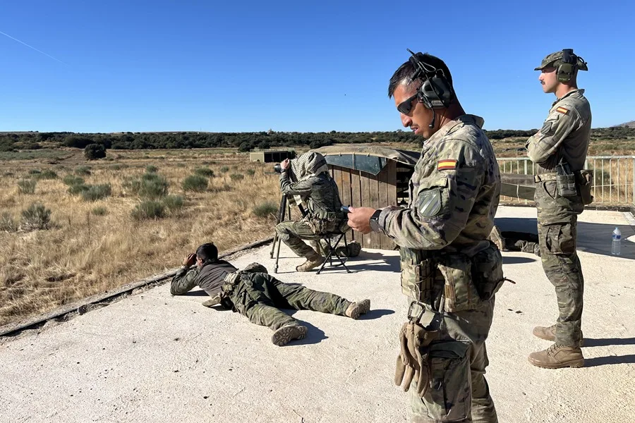 Efectivos de la Brigada Paracaidista del Ejército de Tierra
