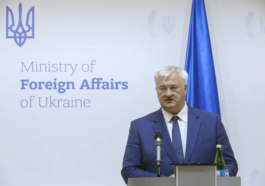 Fotografía de archivo del ministro de Asuntos Exteriores de Ucrania, Andrii Sybiha, en Kiev, Ucrania. EFE/EPA/SERGEY DOLZHENKO