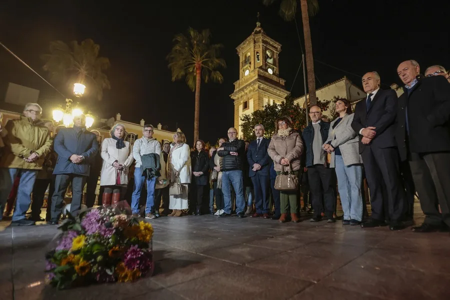 Concentración para recordar el primer aniversario del asesinato de Diego Valencia