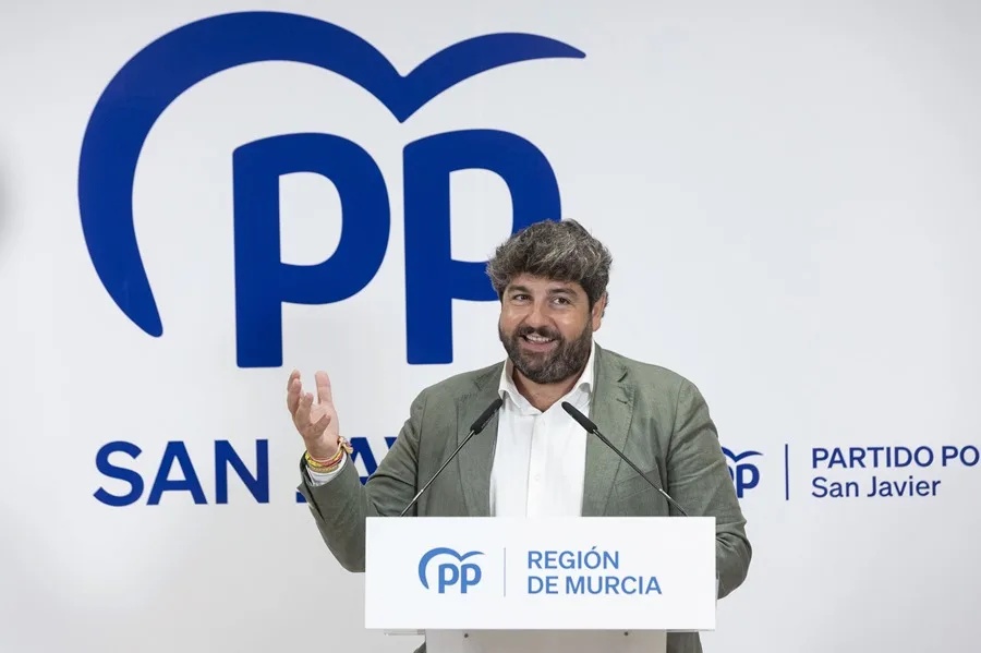 El presidente de la Región de Murcia, Fernando López Miras.