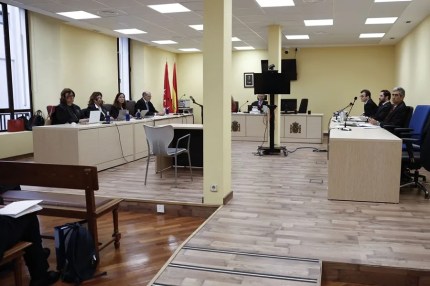 Vista del comienzo este miércoles en Madrid del juicio por la demanda presentada por la Asociación de Medios de Información (AMI) contra Meta
