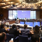 (FILE). Members of the executive council moments before a vote on the proposition for the new secretary-general of UNESCO in Paris, France. October 06, 2025. EFE/EPA/TERESA SUAREZ