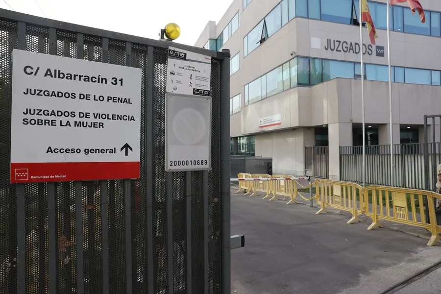 Vista de los juzgados de violencia machista este viernes